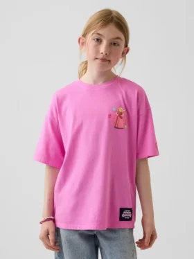 T-shirt grafica per bambini Super Mario dal taglio comodo