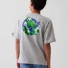 T-shirt grafica per bambini Super Mario dal taglio comodo