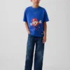 T-shirt grafica per bambini Super Mario dal taglio comodo