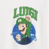 T-shirt grafica per bambini Super Mario dal taglio comodo