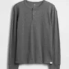 T-shirt Henley dal taglio comodo per bambini