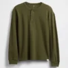 T-shirt Henley dal taglio comodo per bambini