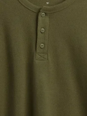 T-shirt Henley dal taglio comodo per bambini