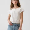 T-shirt Henley raglan per bambini