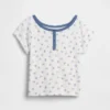 T-shirt Henley raglan per bambini