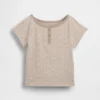T-shirt Henley raglan per bambini