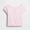 T-shirt Henley raglan per bambini