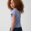T-shirt Henley raglan per bambini