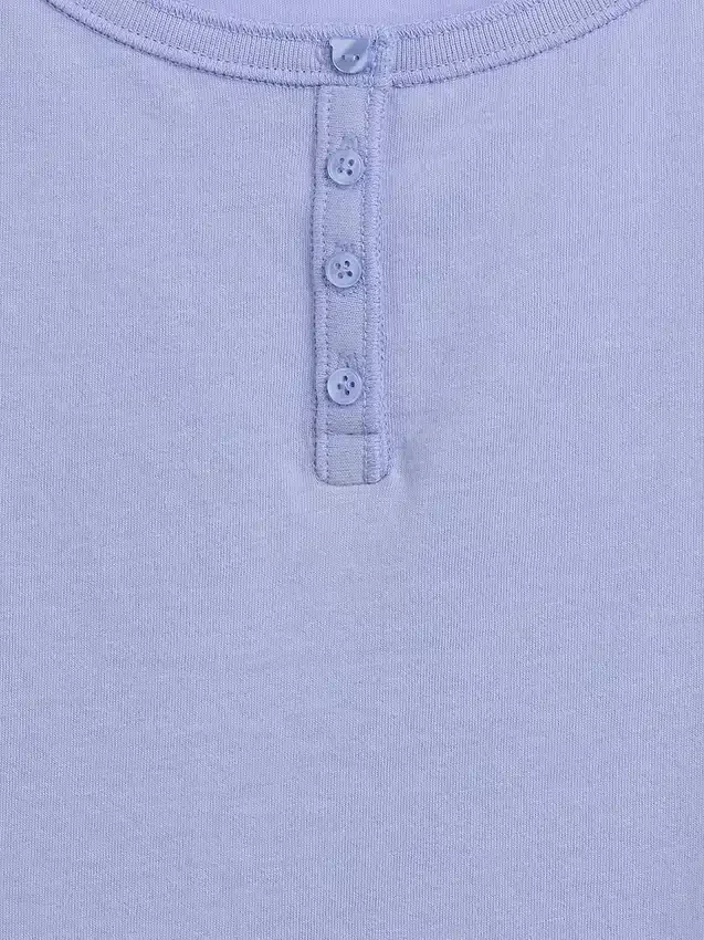 T-shirt Henley raglan per bambini