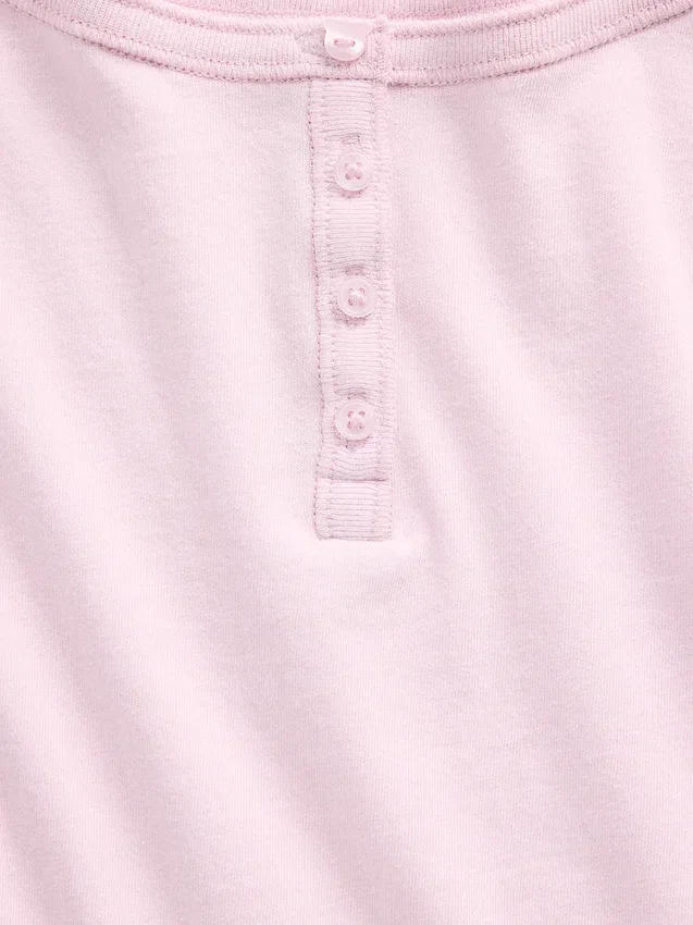 T-shirt Henley raglan per bambini