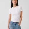 T-shirt in jersey a trama fitta