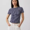 T-shirt in jersey a trama fitta