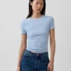 T-shirt in jersey a trama fitta