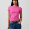 T-shirt in jersey a trama fitta