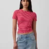 T-shirt in jersey a trama fitta