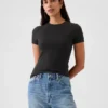 T-shirt in jersey a trama fitta