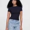 T-shirt in jersey a trama fitta