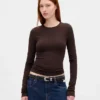 T-shirt in jersey a trama fitta