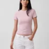 T-shirt in jersey a trama fitta