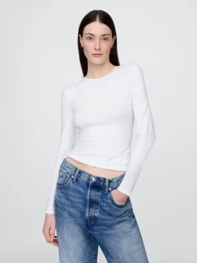 T-shirt in jersey a trama fitta