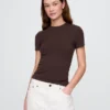 T-shirt in jersey a trama fitta