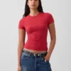 T-shirt in jersey a trama fitta