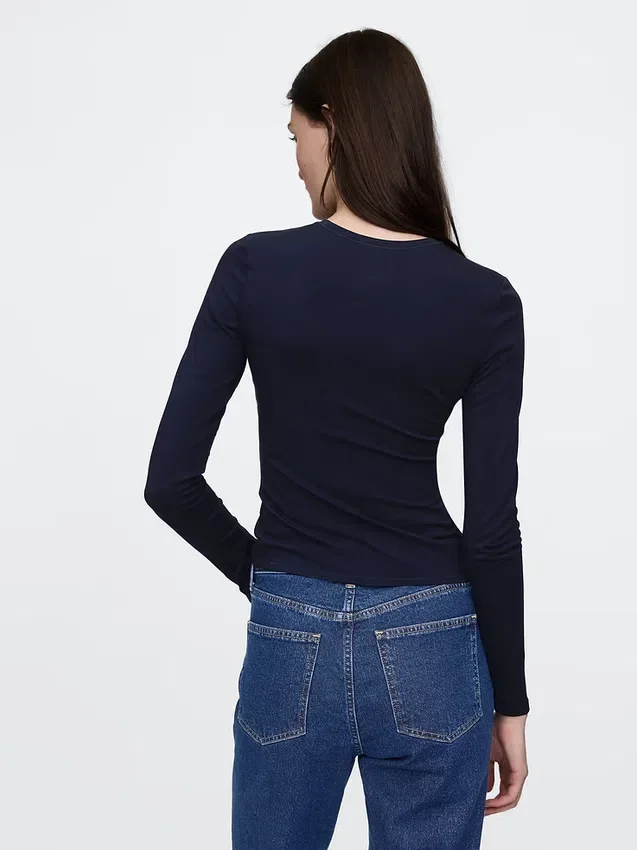 T-shirt in jersey a trama fitta