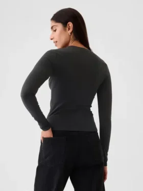T-shirt in jersey a trama fitta