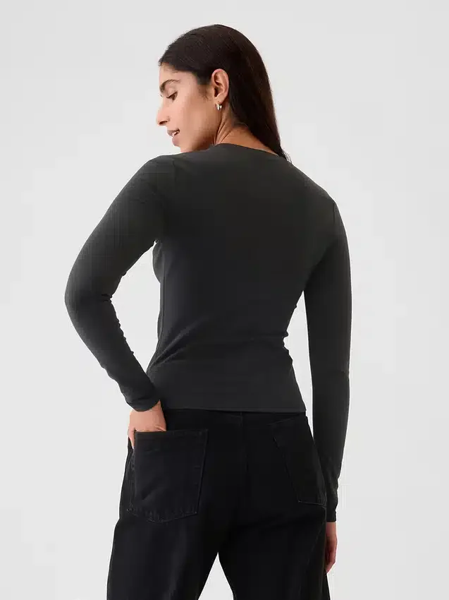 T-shirt in jersey a trama fitta