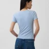 T-shirt in jersey a trama fitta