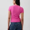 T-shirt in jersey a trama fitta