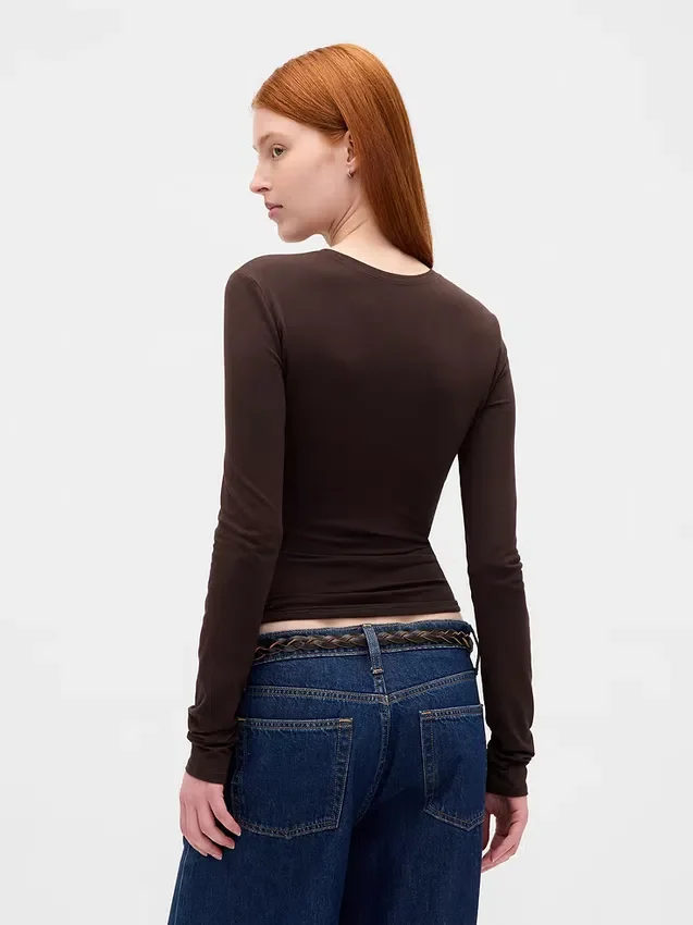 T-shirt in jersey a trama fitta