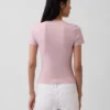 T-shirt in jersey a trama fitta