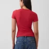T-shirt in jersey a trama fitta