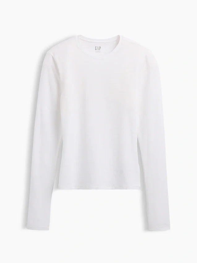 T-shirt in jersey a trama fitta