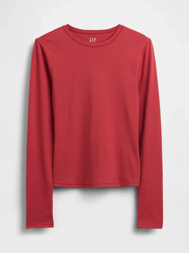T-shirt in jersey a trama fitta
