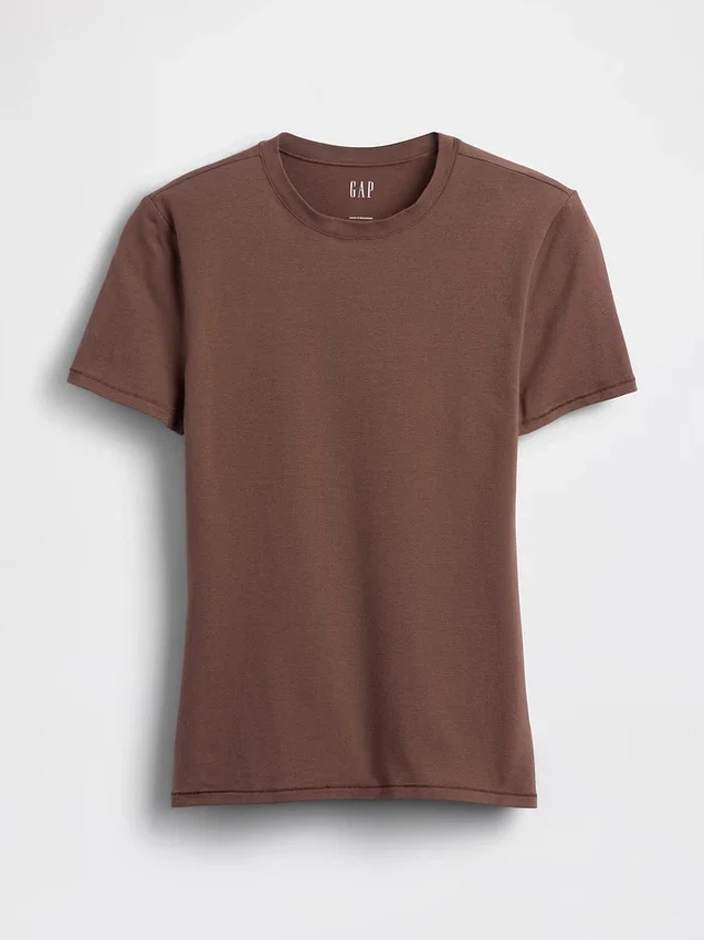 T-shirt in jersey a trama fitta