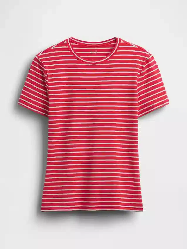 T-shirt in jersey a trama fitta