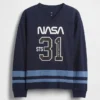T-shirt in jersey dalla vestibilità comoda per bambini con tema NASA