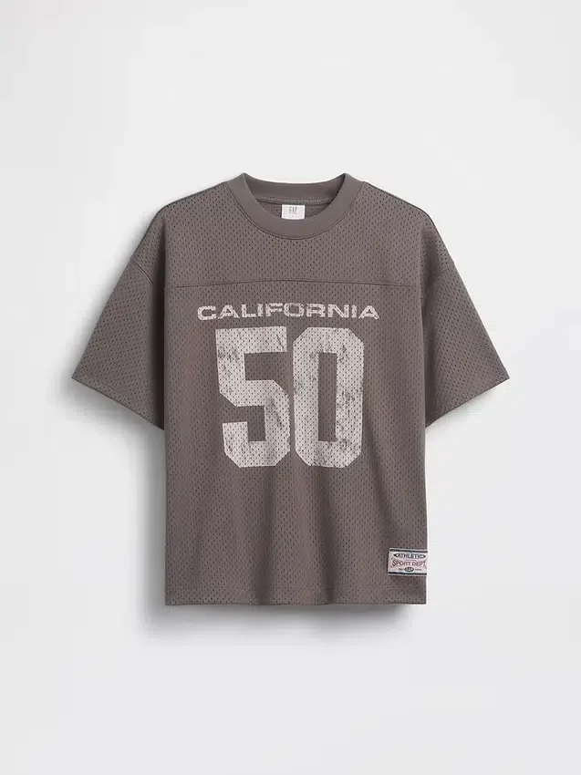 T-shirt in jersey oversize con grafica per bambini