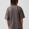 T-shirt in jersey oversize con grafica per bambini