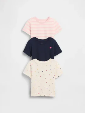 T-shirt mix & match per neonato & bebè (confezione da 3)