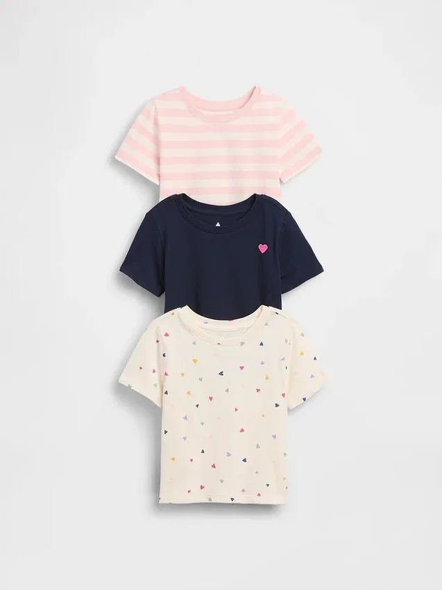 T-shirt mix & match per neonato & bebè (confezione da 3)