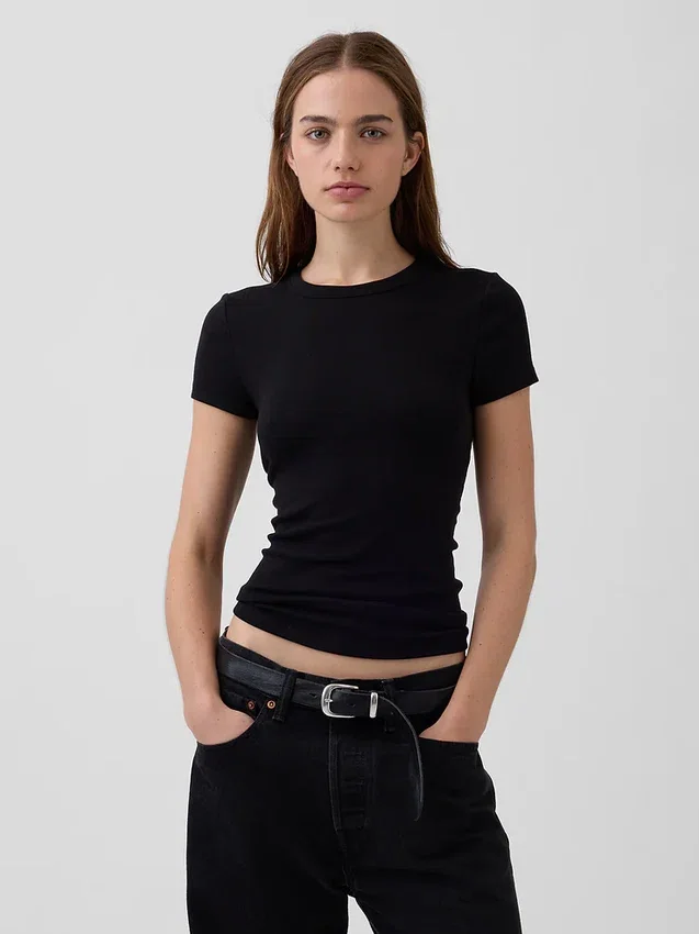T-shirt moderna a girocollo