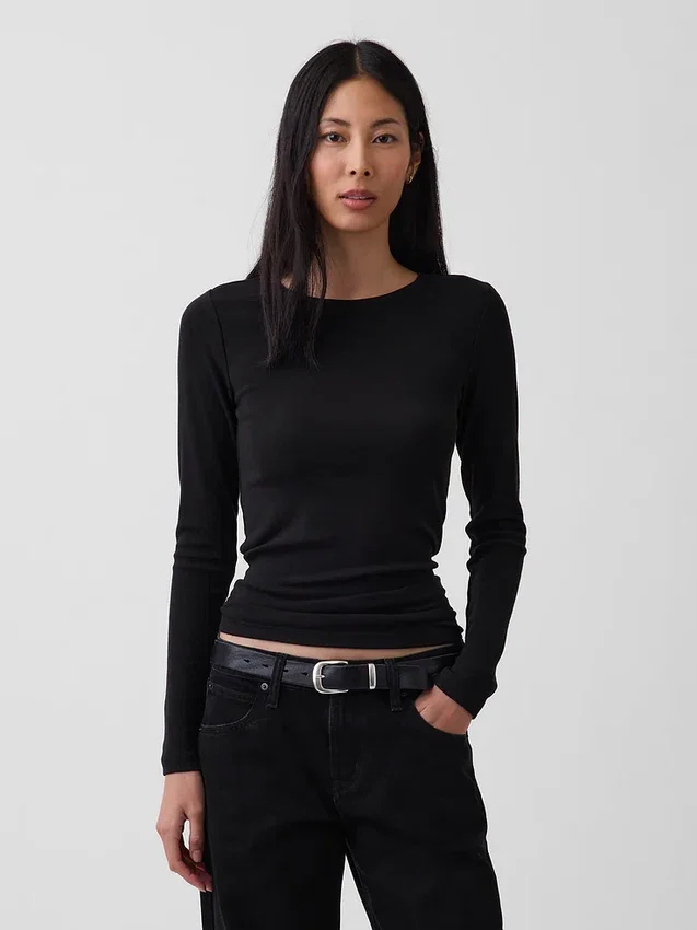 T-shirt moderna a girocollo