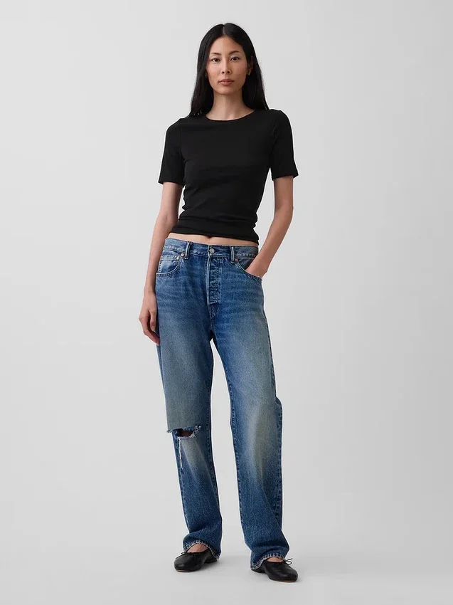 T-shirt moderna a girocollo