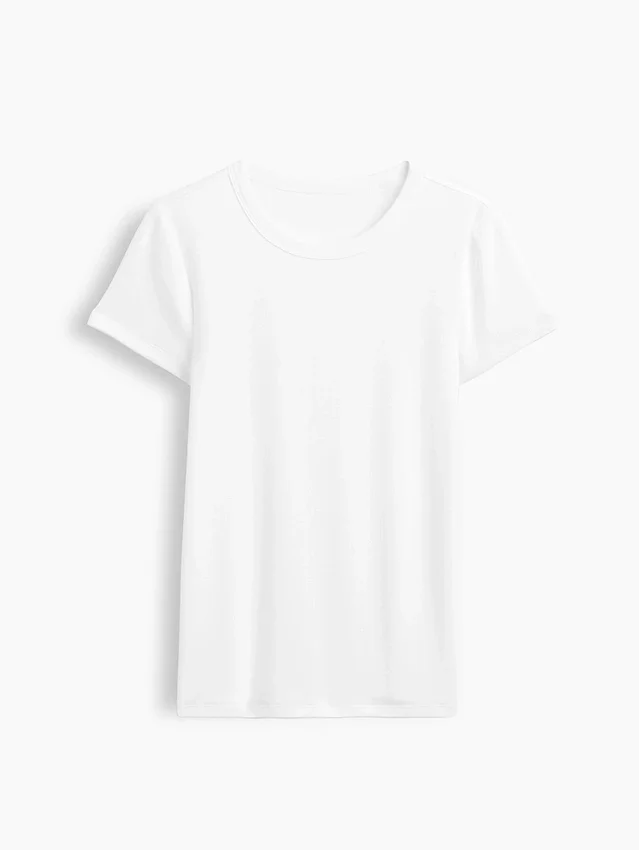 T-shirt moderna a girocollo