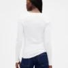 T-shirt moderna con scollo a V