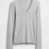 T-shirt moderna con scollo a V