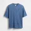 T-shirt oversize a trama waffle per bambini